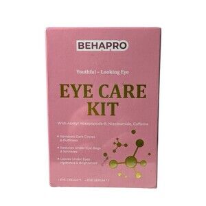 Behapro Eye Care Kit Youthful Looking Eye  Cream Serum 3/2027